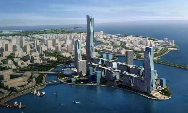 Panorama urbain d'une capitale africaine